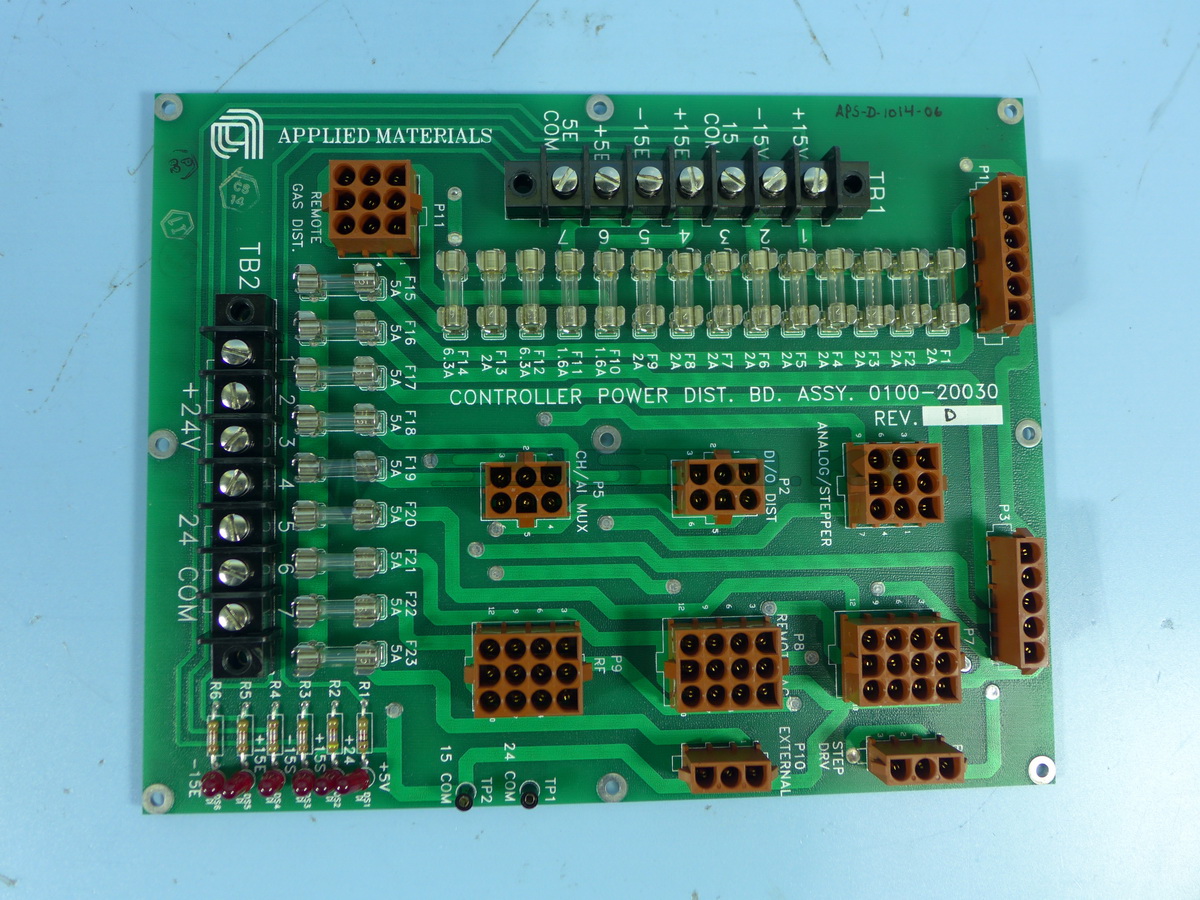 AMAT APPLIED MATERIALS SIGNAL CONDITIONING BOARD 0100-02813 0015-01020 