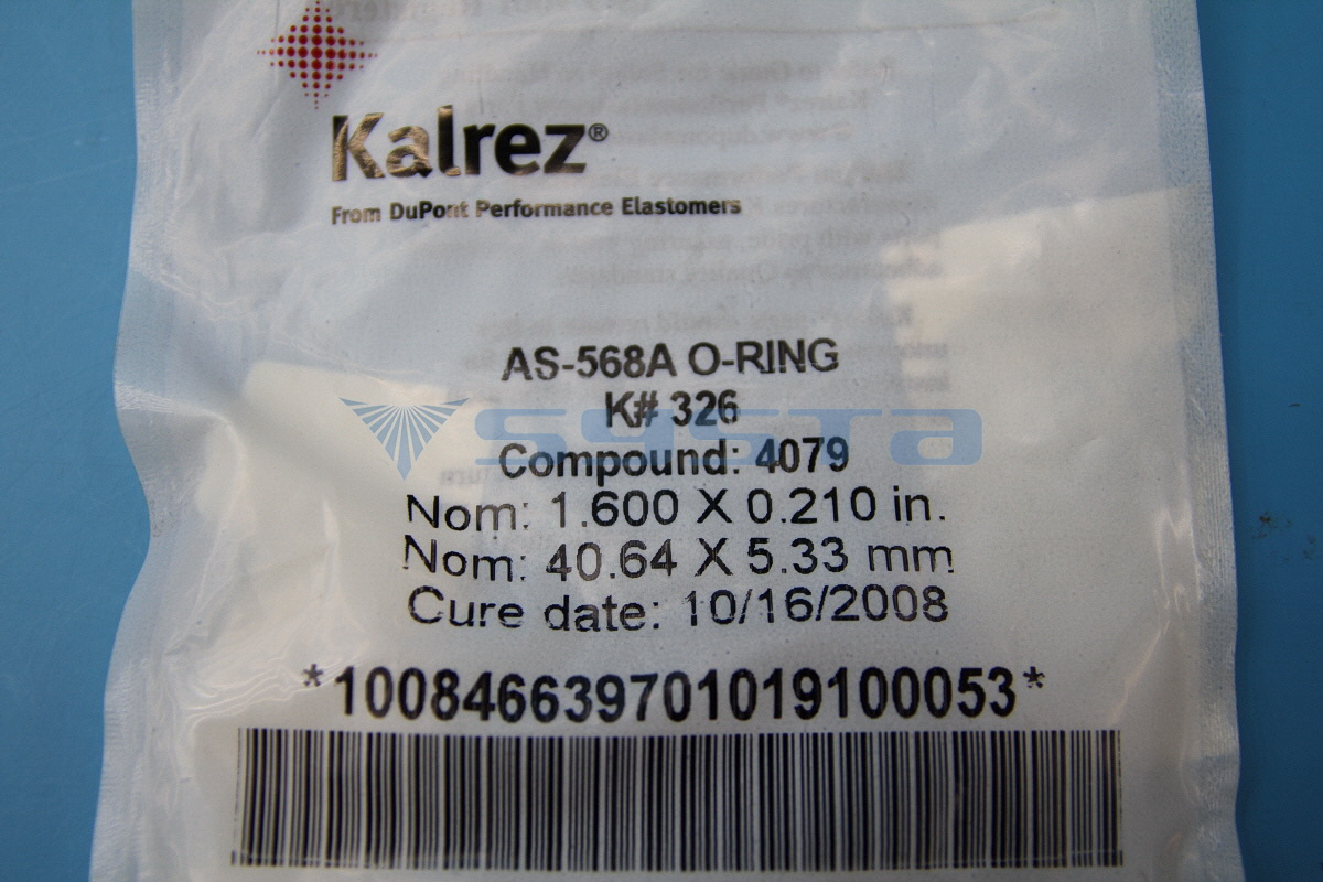 Kalrez AS-568A O-ring K#129 Compound 8085UP Nom:1.549X0.103" Nom:39.34X2.62MM 